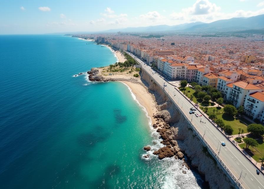 Mappa della sede operativa vicino al mare